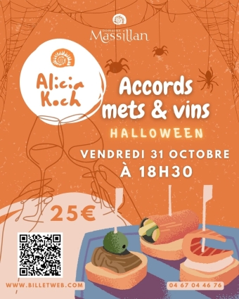 Accord Mets & Vins spécial Halloween au Domaine Massillan